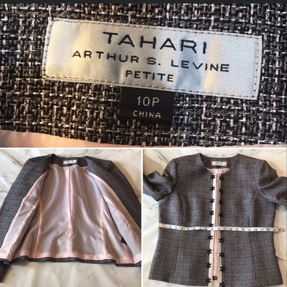 TAHARI ( Arthur S. Levine ) elegant blazer NWT - Picture 9 of 10